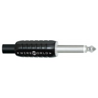 Wireworld Phone Plug 1/4" 6.3mm Mono Silver Hi-End Konektors