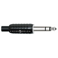 Wireworld Phone Plug 1/4" 6.3mm Stereo Nickel Konektors