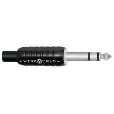 Wireworld Phone Plug 1/4" 6.3mm Stereo Silver Hi-End Konektors