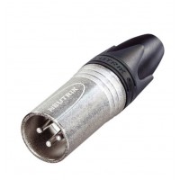 Neutrik NC3MXX XLR Konektors 3 pin Male Nickel korpuss